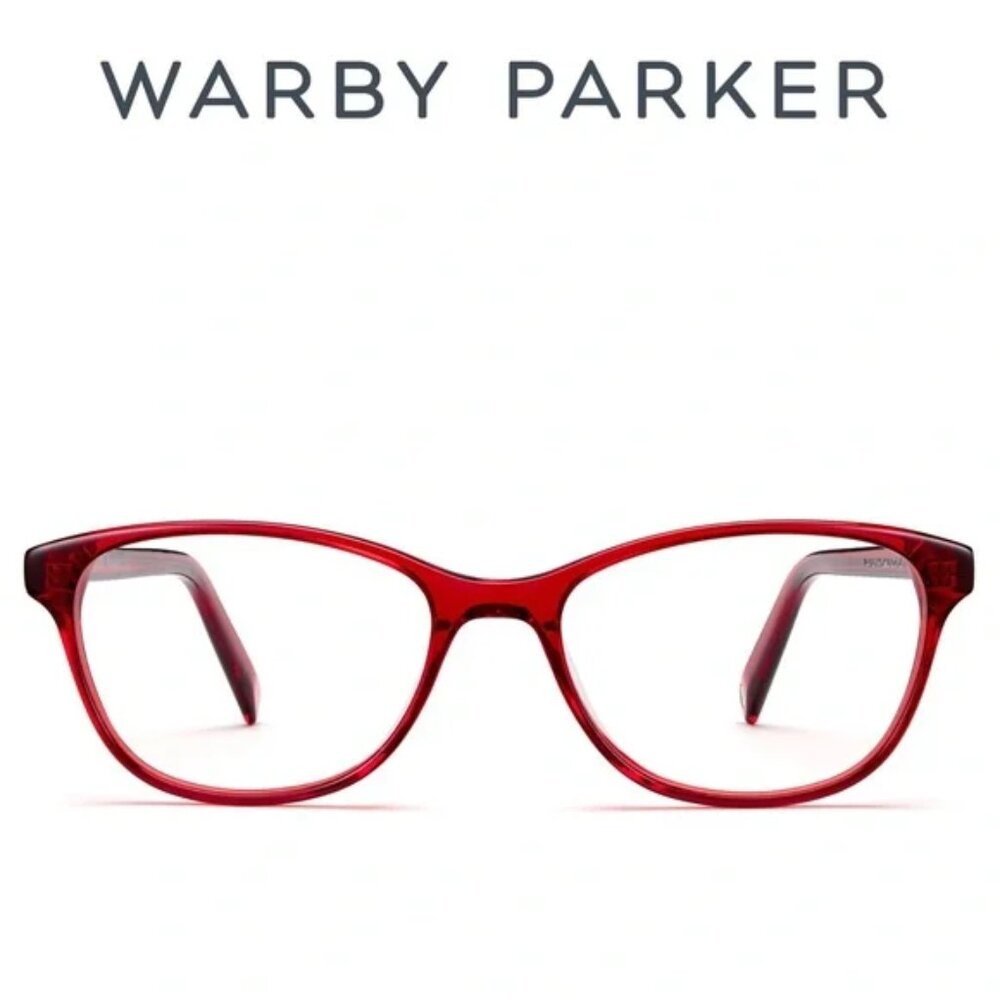 Warby Parker Daisy Glasses - Cardinal Crystal - Medium